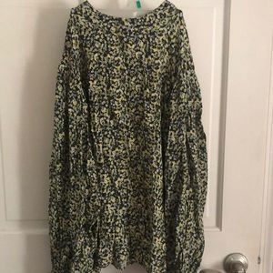 H&M floral dress shirt
